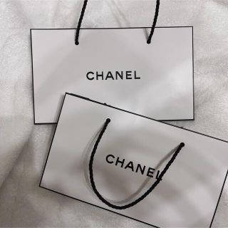 シャネル(CHANEL)のシャネル ショップ袋 CHANEL ショッピングバッグ 2枚セット　極美品(ショップ袋)