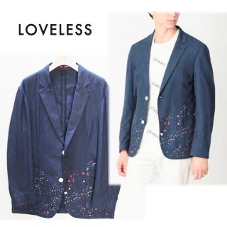 LOVELESS - 《ラブレス》新品訳有 軽量 薄手デニム調 ペイント