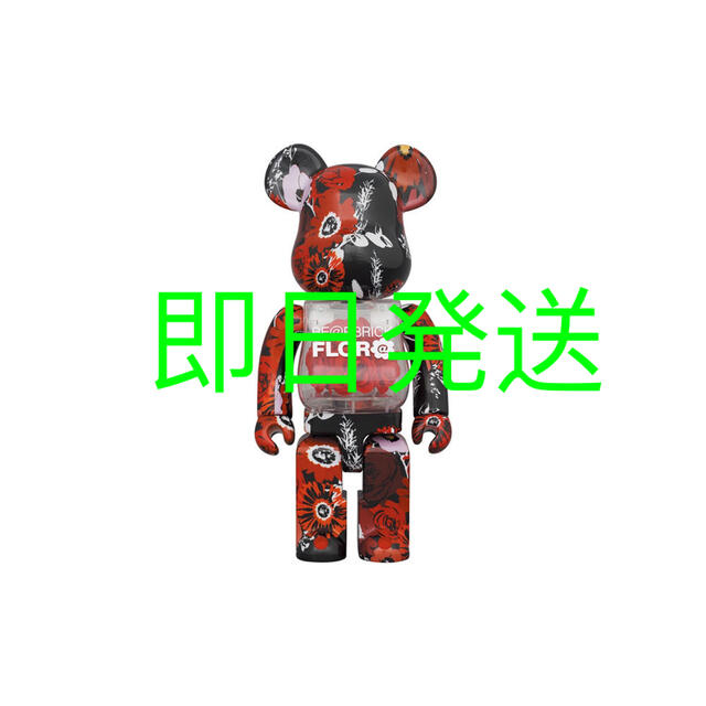 Bearbrick FLOR@ 400％ エンタメ/ホビーのフィギュア(その他)の商品写真