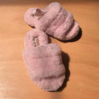 アグ(UGG)のUGGアグ　トドラーフラッフイヤースライドサンダル16cm(サンダル)