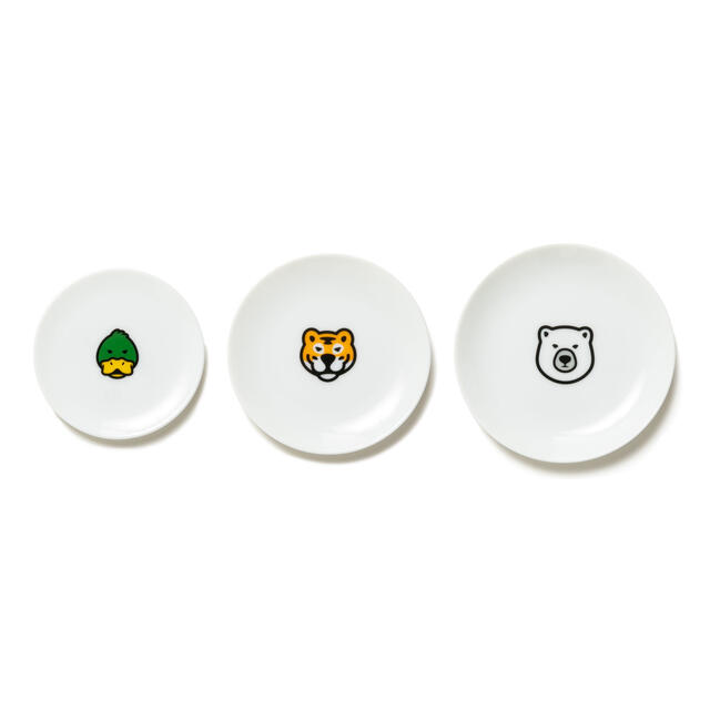 ANIMAL MAMEZARA SET(3P) - 食器