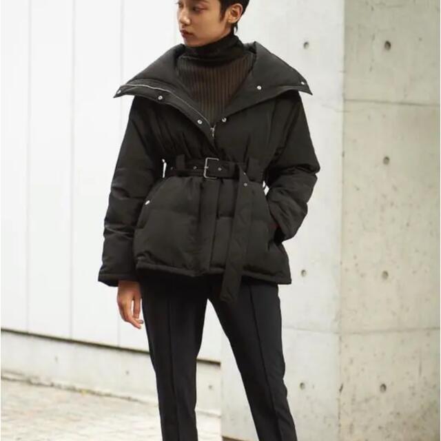 ルシェルブルー　Belted Down Jacket