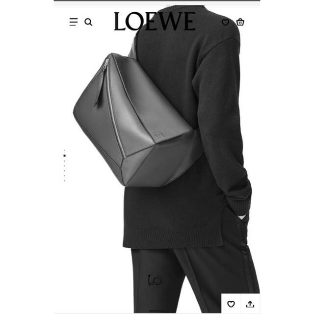 極美品✨LOEWE パズル　バムバッグ　スモール  ブラック