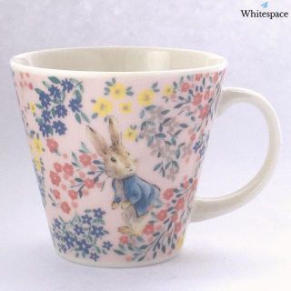 癒し可愛い♡ピーターラビットのマグカップ/ピンク【新品】(食器)