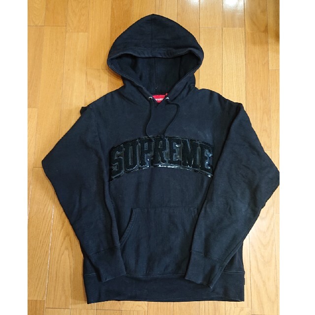 supreme パーカー ブラック 黒