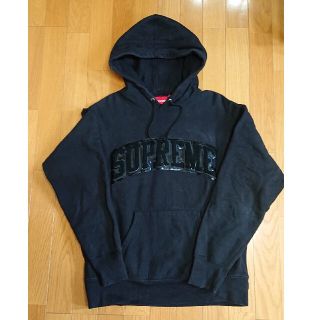 シュプリーム(Supreme)のsupreme パーカー ブラック 黒(パーカー)