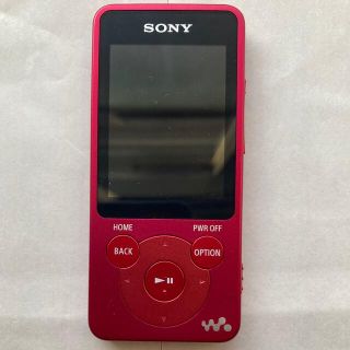 ウォークマン(WALKMAN)の【美品】WALKMAN(ウォークマン)NW-E083 充電コード付(ポータブルプレーヤー)