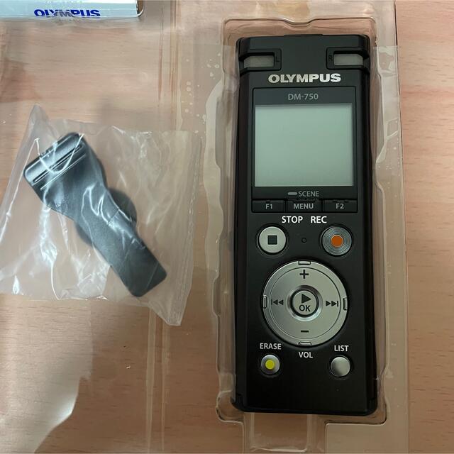 OLYMPUS(オリンパス)のOLYMPUS DM-750 BLK スマホ/家電/カメラのオーディオ機器(その他)の商品写真