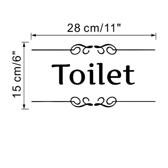 ウォールステッカー   toilet  プロフ必読 インテリア/住まい/日用品のインテリア/住まい/日用品 その他(その他)の商品写真