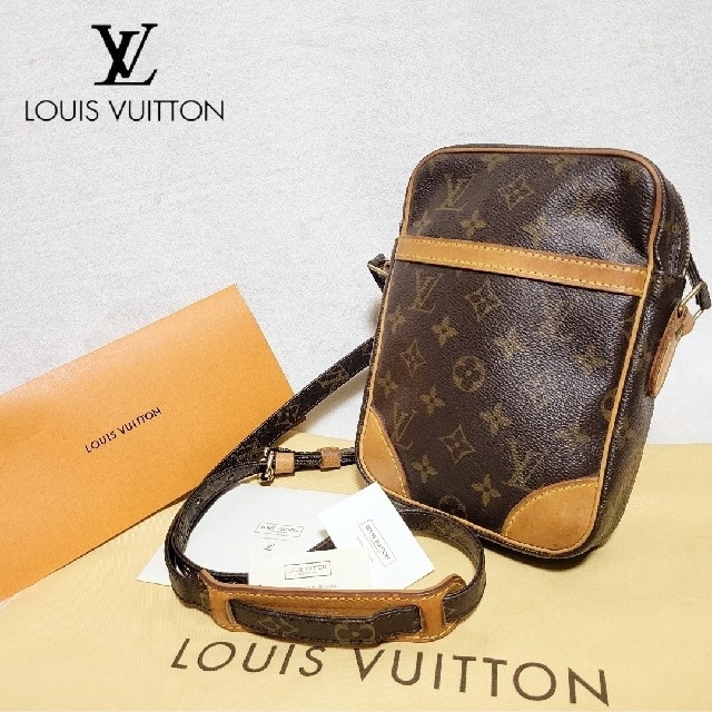 期間限定送料無料】 VUITTON LOUIS - 茶色 クロスボディ 肩掛け