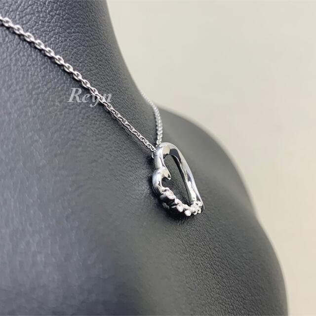 [新品仕上済] スタージュエリー k18 ハート ダイヤモンド ネックレス