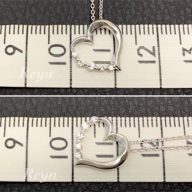[新品仕上済] スタージュエリー k18 ハート ダイヤモンド ネックレス