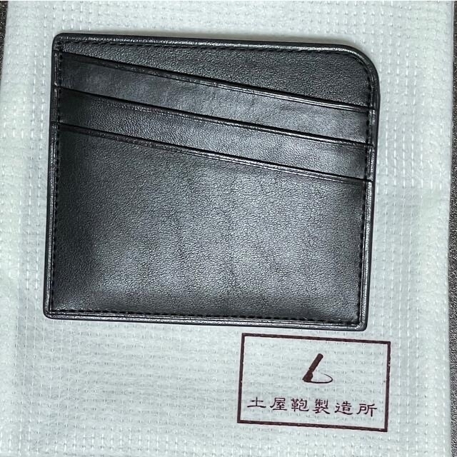 土屋鞄製造所(ツチヤカバンセイゾウジョ)の土屋鞄　ブラックヌメ　カードホルダー メンズのファッション小物(その他)の商品写真