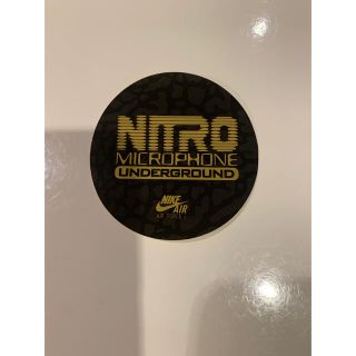 ナイトロウ（ナイトレイド）(nitrow(nitraid))のNITRO MICROPHONE UNDERGROUND NIKE ステッカー(その他)