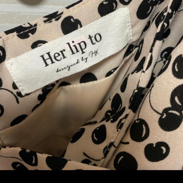 her lip to チェリーワンピース 1
