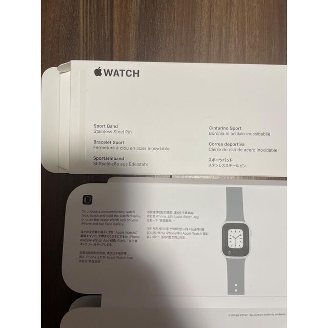 Apple Watch(アップルウォッチ)の純正・Apple watch ネイビースポーツバンド 42/44/45 スマホ/家電/カメラのスマホアクセサリー(その他)の商品写真