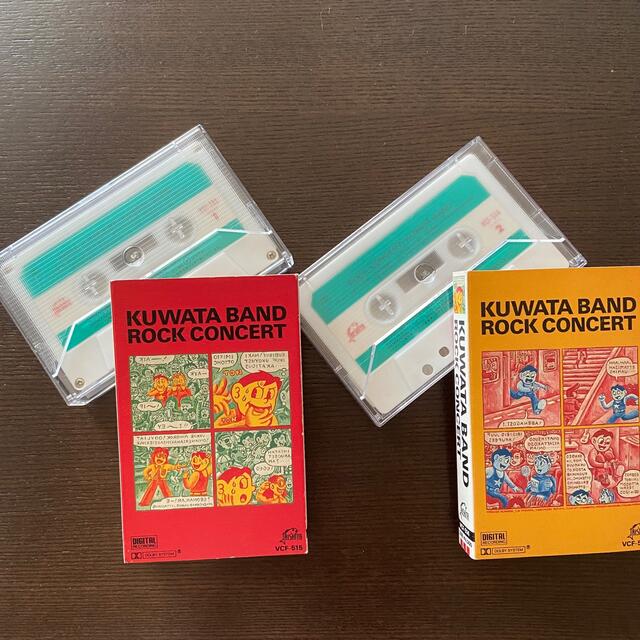 Victor(ビクター)のKUWATA BAND ROCK CONCERT カセットテープ　美品 エンタメ/ホビーの美術品/アンティーク(その他)の商品写真