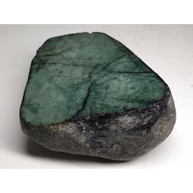 深緑 696g 翡翠 ヒスイ 翡翠原石 原石 鉱物 鑑賞石 自然石 深緑 696g 翡翠 ヒスイ 翡翠原石 原石 鉱物 鑑賞石 自然石