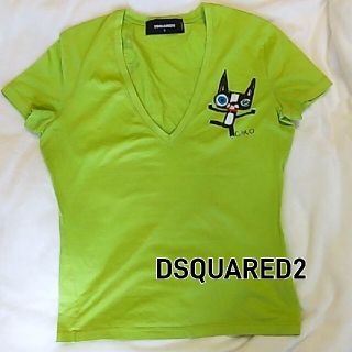 ディースクエアード(DSQUARED2)の【 希少】DSQUARED2  チロ フレンチブル Tシャツ ライトグリーン Ｓ(Tシャツ(半袖/袖なし))