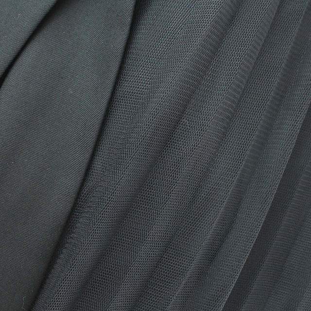 RESEXXY(リゼクシー)のリゼクシー  ワイドラペルトレンチワンピース ロング 半袖 切替 F 黒 レディースのワンピース(ロングワンピース/マキシワンピース)の商品写真