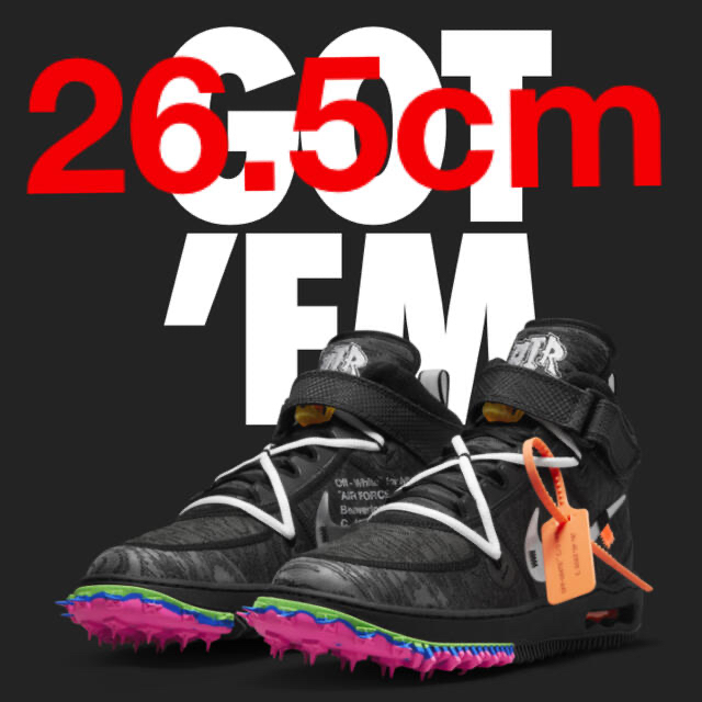ナイキ エア フォース 1 MID x Off-White 26.5cm ○日本正規品○ www
