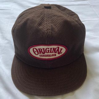 TENDERLOIN テンダーロイン　キャップ　コーデュロイ　ブラウン　cap