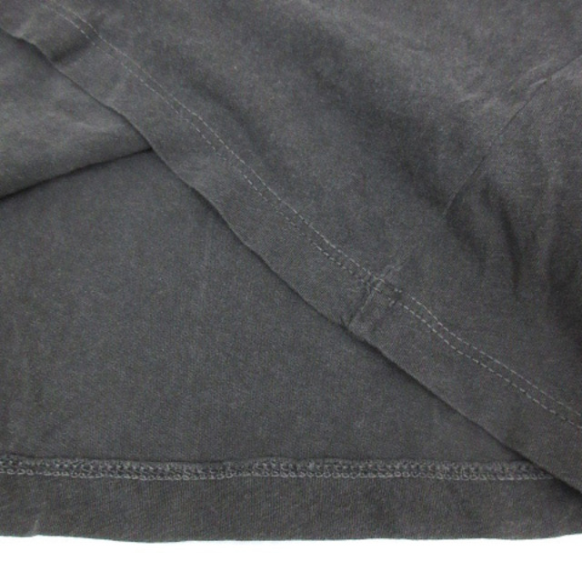 Ray BEAMS(レイビームス)のレイビームス Tシャツ カットソー 半袖 Uネック 透け感 1 チャコールグレー レディースのトップス(Tシャツ(半袖/袖なし))の商品写真