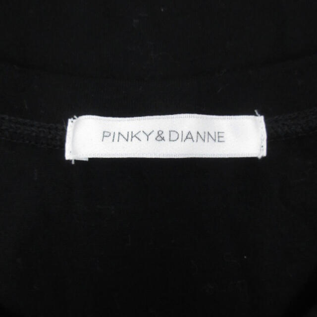 Pinky&Dianne(ピンキーアンドダイアン)のピンキー&ダイアン ピンダイ Tシャツ カットソー 38 白 黒 /FF24 レディースのトップス(Tシャツ(半袖/袖なし))の商品写真