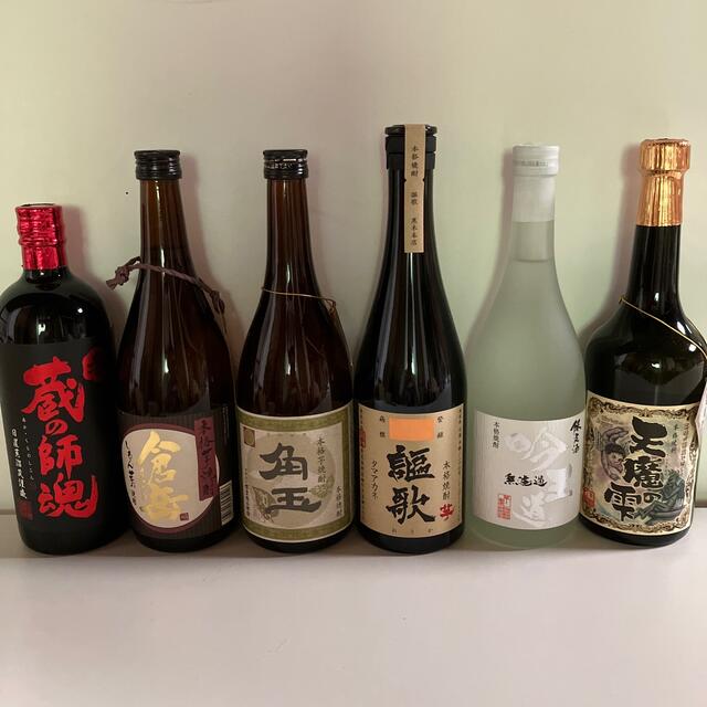 242【芋焼酎飲み比べ6本セット】720ml6本セット 食品/飲料/酒の酒(焼酎)の商品写真