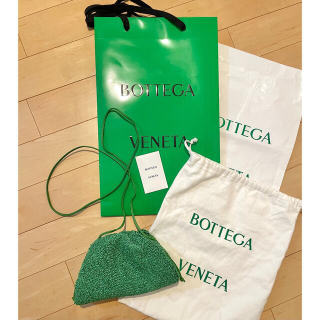 人気が高い Veneta Bottega - ミニザポーチ グリーン ショルダー