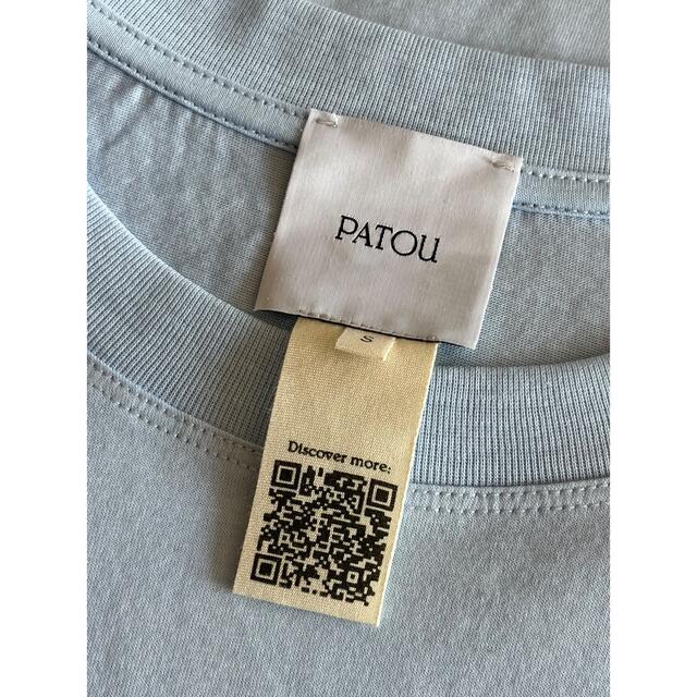 Drawer(ドゥロワー)の【patou/パトゥ】ESSENTIAL PATOUブルーTシャツ⭐︎S⭐︎新品 レディースのトップス(Tシャツ(半袖/袖なし))の商品写真