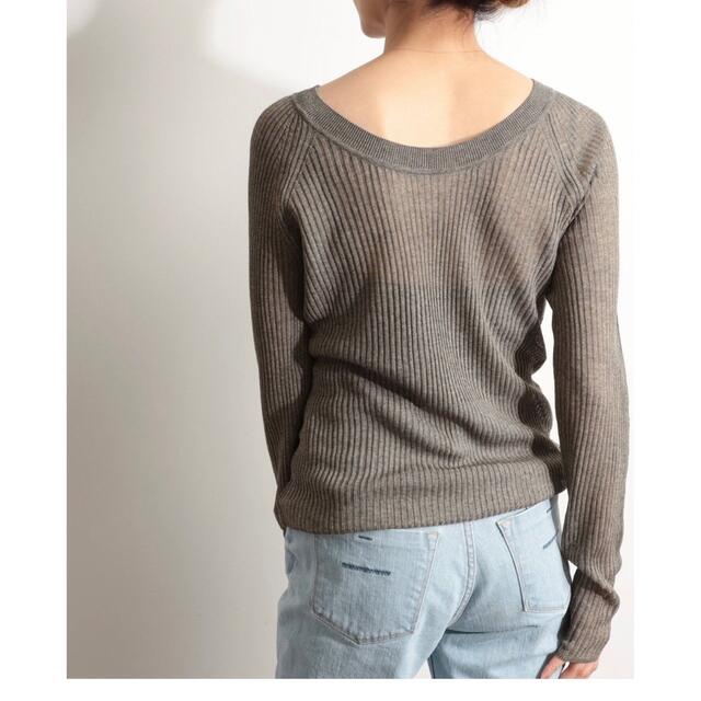 【使い勝手の良い】 IENA - IENA la グレー Galaxyラウンドネックプルオーバー boucle ニット+セーター 【使い勝手の良い】 IENA - IENA la グレー Galaxyラウンドネックプルオーバー boucle ニット+セーター