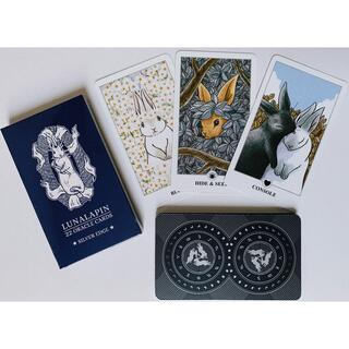正規品⭐︎銀縁 LUNALAPIN ORACLE CARDうさぎのオラクルカード(その他)
