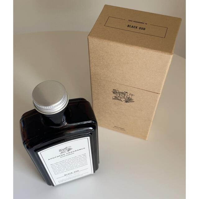 APOTHEKE FRAGRANCE(アポテーケフレグランス)のAPOTHEKE FRAGRANCE 【BLACK OUT】ほぼ新品 コスメ/美容のリラクゼーション(お香/香炉)の商品写真