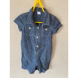 ベビーギャップ(babyGAP)のGAP デニムロンパース　デニム　ギャップベビー(ロンパース)