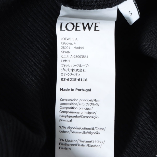 LOEWE(ロエベ)のロエベ  コットン×ポリウレタン S ブラック レディース その他トップス レディースのレッグウェア(タイツ/ストッキング)の商品写真