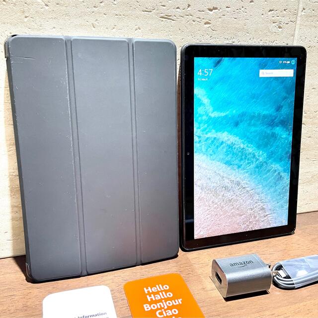 Amazon fire HD 10 第11世代 32G ブラック 美品 カバー付 2