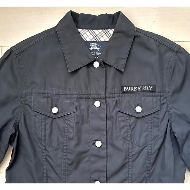 BURBERRY(バーバリー)のBurberry ジャケット ブラック 160cm キッズ/ベビー/マタニティのキッズ服男の子用(90cm~)(ジャケット/上着)の商品写真