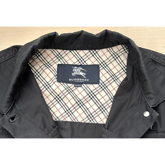 BURBERRY(バーバリー)のBurberry ジャケット ブラック 160cm キッズ/ベビー/マタニティのキッズ服男の子用(90cm~)(ジャケット/上着)の商品写真