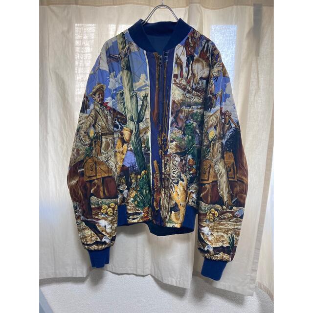 メンズHermes reversible Silk blouson