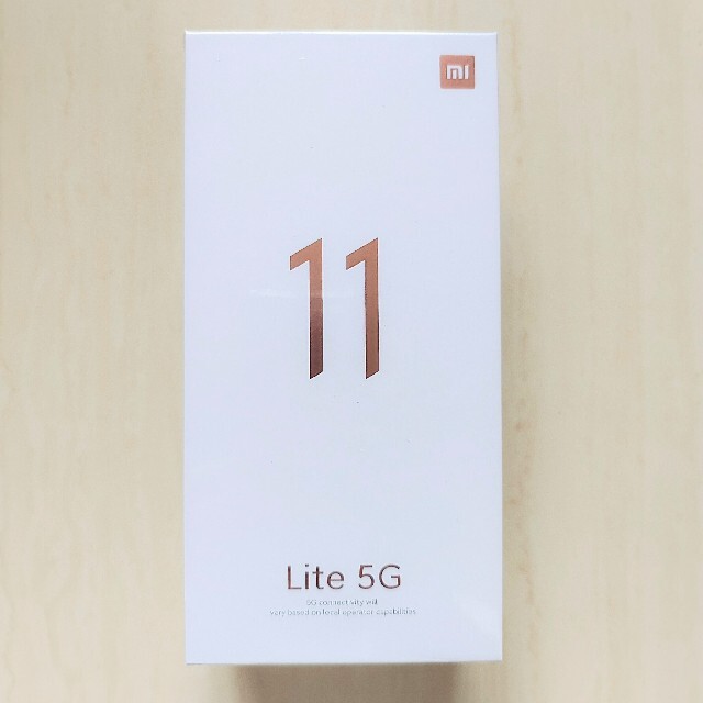 スマートフォン本体 Xiaomi Mi11 Lite 5G トリュフブラック black