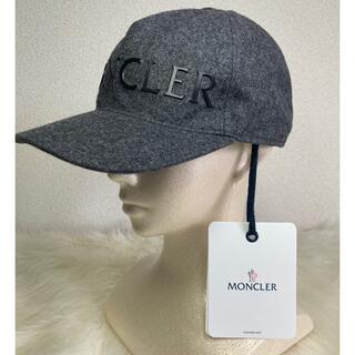 モンクレール(MONCLER)のMONCLER モンクレール ベースボールキャップ 帽子 グレー(キャップ)