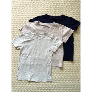 ムジルシリョウヒン(MUJI (無印良品))の無印　半袖Tシャツ　3枚組　90cm ベビー(Tシャツ/カットソー)