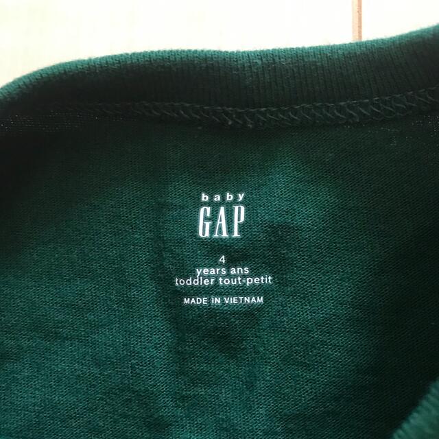 babyGAP(ベビーギャップ)のbaby gap 長袖シャツ105cm キッズ/ベビー/マタニティのキッズ服男の子用(90cm~)(Tシャツ/カットソー)の商品写真