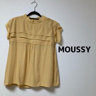 マウジー(moussy)の【MOUSSY】WIDE COLLAR N／S ブラウス【新品タグなし】(シャツ/ブラウス(半袖/袖なし))