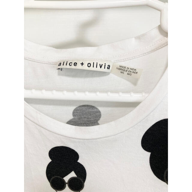 alice olivia アリスオリビア Tシャツ 新品未使用 日本通販売 ❣️人気新作 新品♡ 186 Tシャツ アリス ♡Alice+Olivia Tシャツ/カットソー(半袖/袖なし)