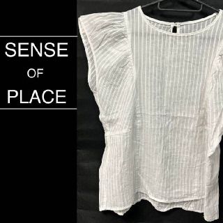 センスオブプレイスバイアーバンリサーチ(SENSE OF PLACE by URBAN RESEARCH)のSENSE OF PLACE センス オブ プレイス シャツ ブラウス(シャツ/ブラウス(半袖/袖なし))