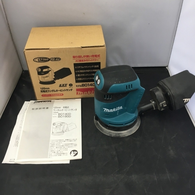 Makita(マキタ)の△△MAKITA マキタ 125mm 充電式ランダムオービットサンダ　14.4V 本体のみ B0140DZ インテリア/住まい/日用品のインテリア/住まい/日用品 その他(その他)の商品写真