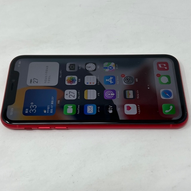 美品 iPhone11 128GB MWM32J/A レッド 現状 ジャンク