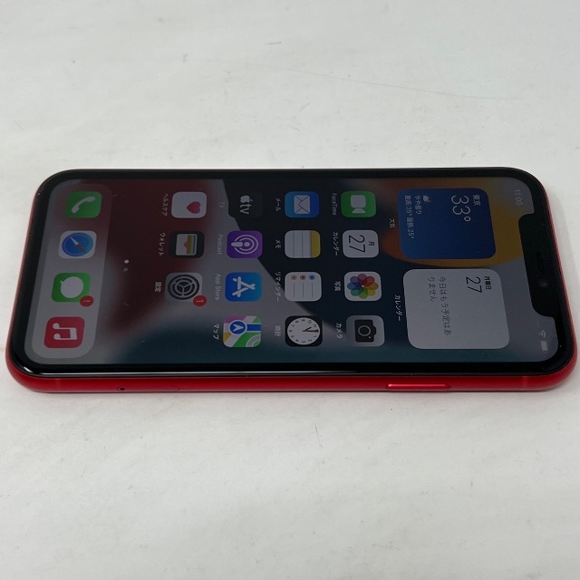 美品 iPhone11 128GB MWM32J/A レッド 現状 ジャンク